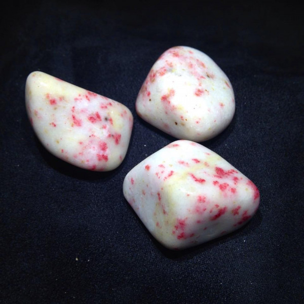 Pierres polies Cinabre