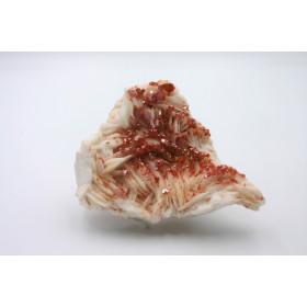 Vanadinite sur Baryte