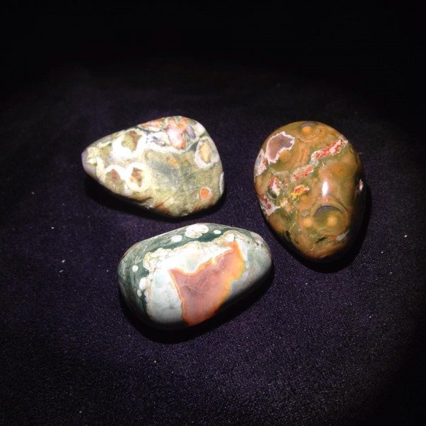 Pierres polies Rhyolite