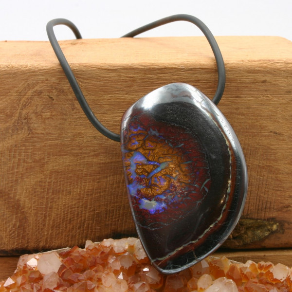 Pendentif Opale boulder