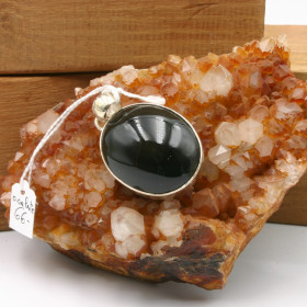 Pendentif Obsidienne "œil céleste"