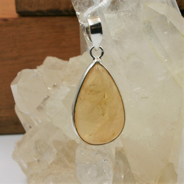 Pendentif Citrine goutte