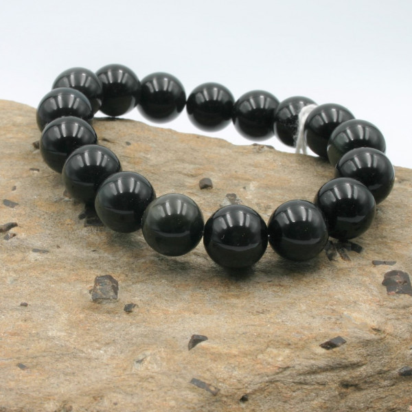 Bracelet Obsidienne "œil céleste"