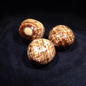 Pierres polies Aragonite