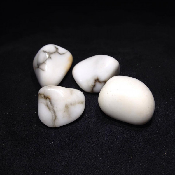 Pierres polies Howlite