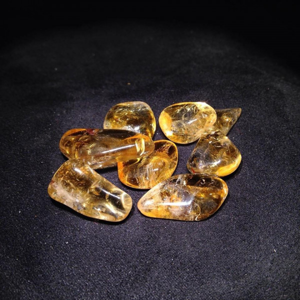 Pierres polies Citrine 