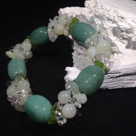 Bracelet Aventurine et Multi Pierres