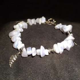 Bracelet en Calcédoine