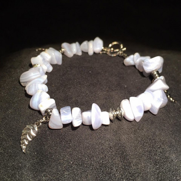 Bracelet en Calcédoine