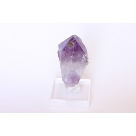 Améthyste et inclusion de Calcite