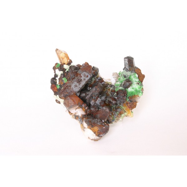 Conichalcite sur Quartz