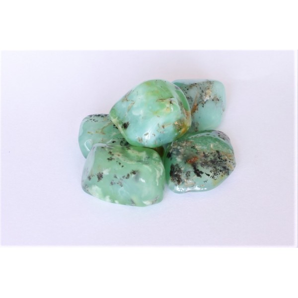 Pierres polies Chrysoprase