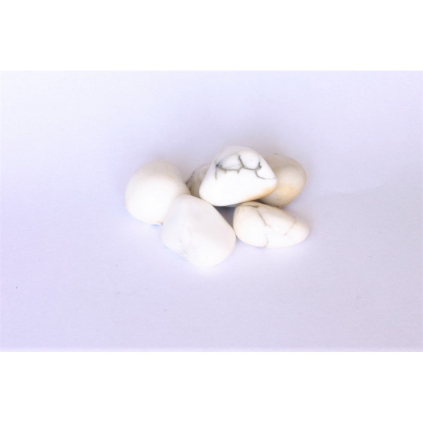 Pierres polies Howlite