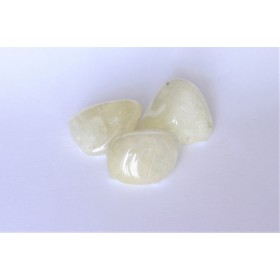 Pierres polies Soufre dans Quartz
